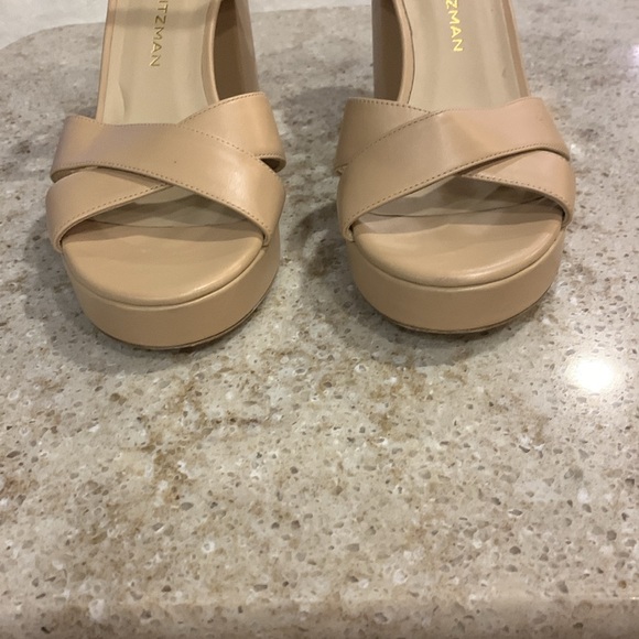 NWOT Stuart Weitzman Dayna Platform Sandals Size 9 - Picture 8 of 12